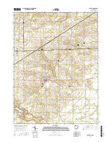 Fayette Ohio Current topographic map, 1:24000 scale, 7.5 X 7.5 Minute, Year 2016