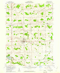 Fayette Ohio Historical topographic map, 1:24000 scale, 7.5 X 7.5 Minute, Year 1960
