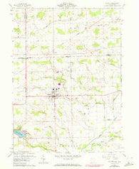 Fayette Ohio Historical topographic map, 1:24000 scale, 7.5 X 7.5 Minute, Year 1960
