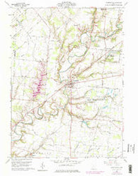 Fayette Ohio Historical topographic map, 1:24000 scale, 7.5 X 7.5 Minute, Year 1960