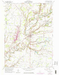 Fayette Ohio Historical topographic map, 1:24000 scale, 7.5 X 7.5 Minute, Year 1960