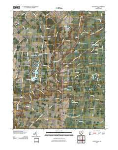 Fayetteville Ohio Historical topographic map, 1:24000 scale, 7.5 X 7.5 Minute, Year 2010