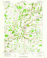 Fayetteville Ohio Historical topographic map, 1:24000 scale, 7.5 X 7.5 Minute, Year 1960