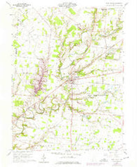 Fayetteville Ohio Historical topographic map, 1:24000 scale, 7.5 X 7.5 Minute, Year 1960
