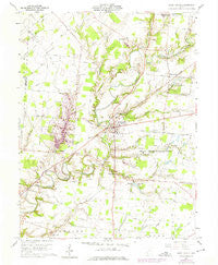 Fayetteville Ohio Historical topographic map, 1:24000 scale, 7.5 X 7.5 Minute, Year 1960