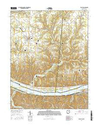 Felicity Ohio Current topographic map, 1:24000 scale, 7.5 X 7.5 Minute, Year 2016