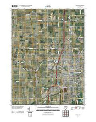 Findlay Ohio Historical topographic map, 1:24000 scale, 7.5 X 7.5 Minute, Year 2010