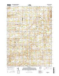 Fireside Ohio Current topographic map, 1:24000 scale, 7.5 X 7.5 Minute, Year 2016