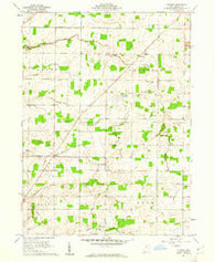 Fireside Ohio Historical topographic map, 1:24000 scale, 7.5 X 7.5 Minute, Year 1960