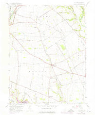 Five Points Ohio Historical topographic map, 1:24000 scale, 7.5 X 7.5 Minute, Year 1958