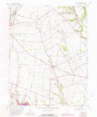 Five Points Ohio Historical topographic map, 1:24000 scale, 7.5 X 7.5 Minute, Year 1958