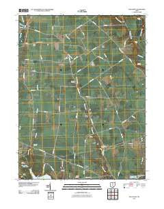 Five Points Ohio Historical topographic map, 1:24000 scale, 7.5 X 7.5 Minute, Year 2010