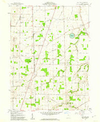 Flat Rock Ohio Historical topographic map, 1:24000 scale, 7.5 X 7.5 Minute, Year 1960
