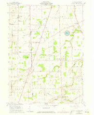 Flat Rock Ohio Historical topographic map, 1:24000 scale, 7.5 X 7.5 Minute, Year 1960