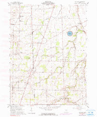 Flat Rock Ohio Historical topographic map, 1:24000 scale, 7.5 X 7.5 Minute, Year 1960