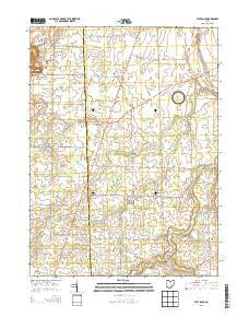 Flat Rock Ohio Historical topographic map, 1:24000 scale, 7.5 X 7.5 Minute, Year 2013