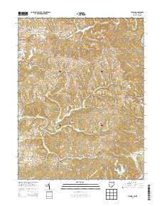Fleming Ohio Historical topographic map, 1:24000 scale, 7.5 X 7.5 Minute, Year 2013