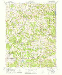 Fleming Ohio Historical topographic map, 1:24000 scale, 7.5 X 7.5 Minute, Year 1960