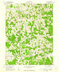 Fleming Ohio Historical topographic map, 1:24000 scale, 7.5 X 7.5 Minute, Year 1960