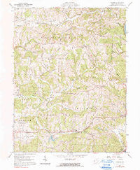 Fleming Ohio Historical topographic map, 1:24000 scale, 7.5 X 7.5 Minute, Year 1960