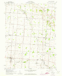 Fletcher Ohio Historical topographic map, 1:24000 scale, 7.5 X 7.5 Minute, Year 1961