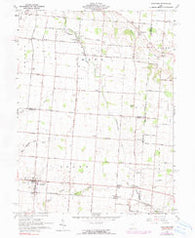 Fletcher Ohio Historical topographic map, 1:24000 scale, 7.5 X 7.5 Minute, Year 1961