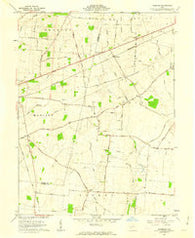 Florence Ohio Historical topographic map, 1:24000 scale, 7.5 X 7.5 Minute, Year 1961