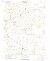 Florence Ohio Historical topographic map, 1:24000 scale, 7.5 X 7.5 Minute, Year 1961