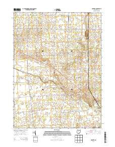 Foraker Ohio Historical topographic map, 1:24000 scale, 7.5 X 7.5 Minute, Year 2013