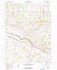 Foraker Ohio Historical topographic map, 1:24000 scale, 7.5 X 7.5 Minute, Year 1961