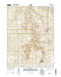 Forest Ohio Historical topographic map, 1:24000 scale, 7.5 X 7.5 Minute, Year 2013