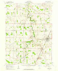 Forest Ohio Historical topographic map, 1:24000 scale, 7.5 X 7.5 Minute, Year 1961