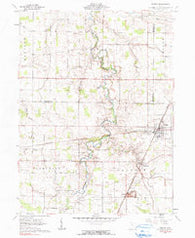 Forest Ohio Historical topographic map, 1:24000 scale, 7.5 X 7.5 Minute, Year 1961