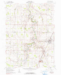 Forest Ohio Historical topographic map, 1:24000 scale, 7.5 X 7.5 Minute, Year 1961
