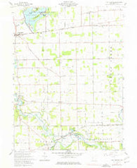 Fort Loramie Ohio Historical topographic map, 1:24000 scale, 7.5 X 7.5 Minute, Year 1961