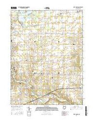 Fort Loramie Ohio Current topographic map, 1:24000 scale, 7.5 X 7.5 Minute, Year 2016