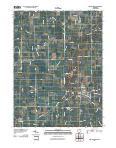 Fort Recovery Ohio Historical topographic map, 1:24000 scale, 7.5 X 7.5 Minute, Year 2010