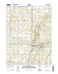Fort Recovery Ohio Current topographic map, 1:24000 scale, 7.5 X 7.5 Minute, Year 2016