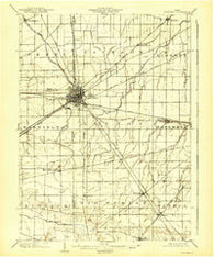 Fostoria Ohio Historical topographic map, 1:62500 scale, 15 X 15 Minute, Year 1903