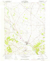 Frankfort Ohio Historical topographic map, 1:24000 scale, 7.5 X 7.5 Minute, Year 1961