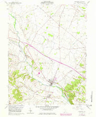 Frankfort Ohio Historical topographic map, 1:24000 scale, 7.5 X 7.5 Minute, Year 1961