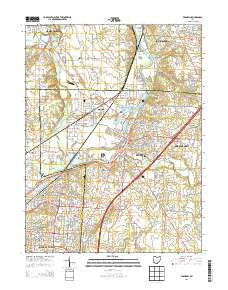 Franklin Ohio Historical topographic map, 1:24000 scale, 7.5 X 7.5 Minute, Year 2013