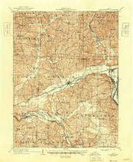 Frazeysburg Ohio Historical topographic map, 1:62500 scale, 15 X 15 Minute, Year 1910