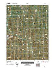 Fredericksburg Ohio Historical topographic map, 1:24000 scale, 7.5 X 7.5 Minute, Year 2010