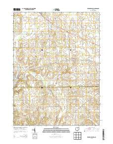Fredericksburg Ohio Historical topographic map, 1:24000 scale, 7.5 X 7.5 Minute, Year 2013