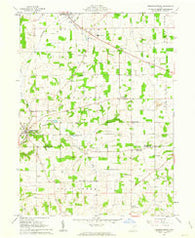 Fredericksburg Ohio Historical topographic map, 1:24000 scale, 7.5 X 7.5 Minute, Year 1961