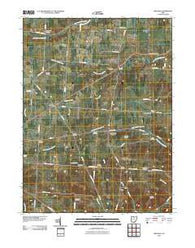 Fredonia Ohio Historical topographic map, 1:24000 scale, 7.5 X 7.5 Minute, Year 2010