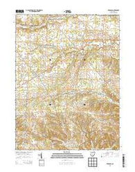 Fredonia Ohio Historical topographic map, 1:24000 scale, 7.5 X 7.5 Minute, Year 2013