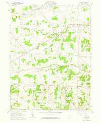 Fredonia Ohio Historical topographic map, 1:24000 scale, 7.5 X 7.5 Minute, Year 1961