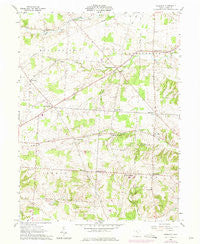Fredonia Ohio Historical topographic map, 1:24000 scale, 7.5 X 7.5 Minute, Year 1961